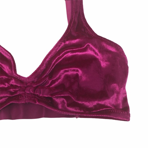 Free People Rhiannon Soft Bra in Red Berry XS - Picture 7 of 10